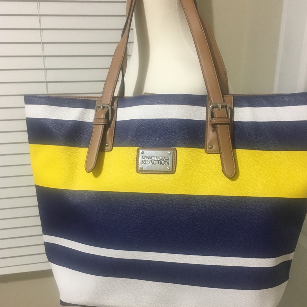 Kenneth Cole Reaction multi-color summer tote.